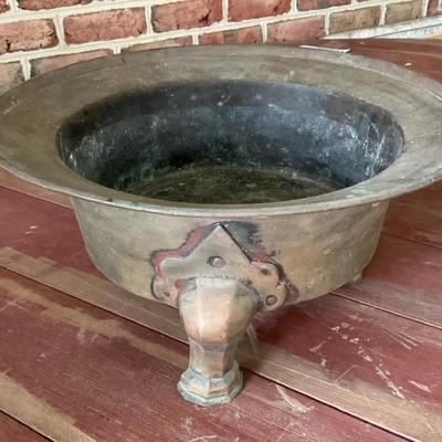 Antique Brass Brazier