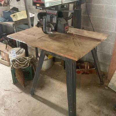Craftsman 10” Radial Saw Table