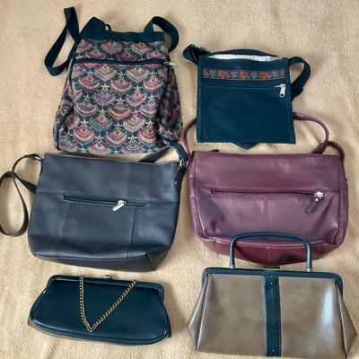 Six Assorted Handbags & Purses