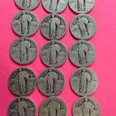 Standing Liberty Quarters
