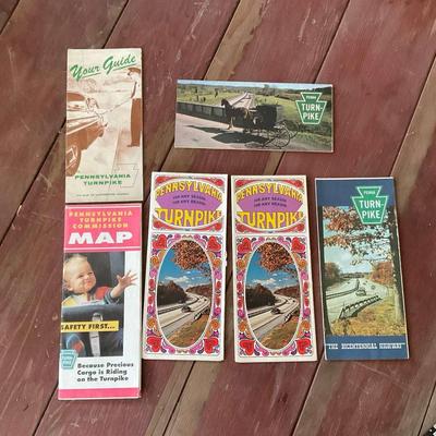 Vintage Pennsylvania Turnpike Maps
