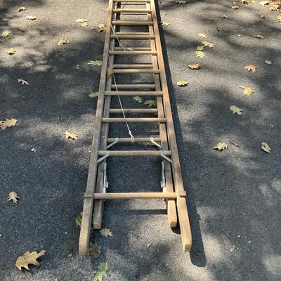 Wood Extension Ladder