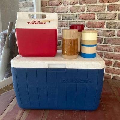 Coleman & Igloo Coolers And Thermos Containers