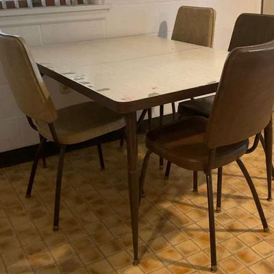 Vintage Laminated Table & Chairs