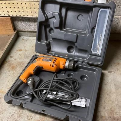 Ridgid 3/8” Corded Electric Drill
