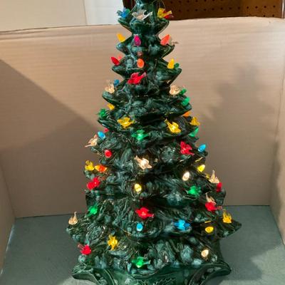 Ceramic Light-Up Christmas Tree 