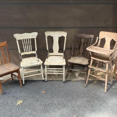 Assorted Vintage Chairs