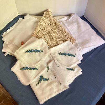 Six Assorted Tablecloths