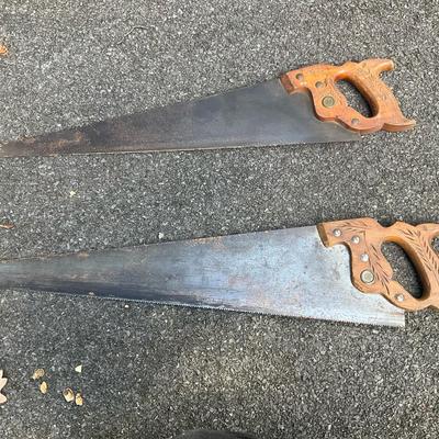 Pair Of Vintage Hand Saws