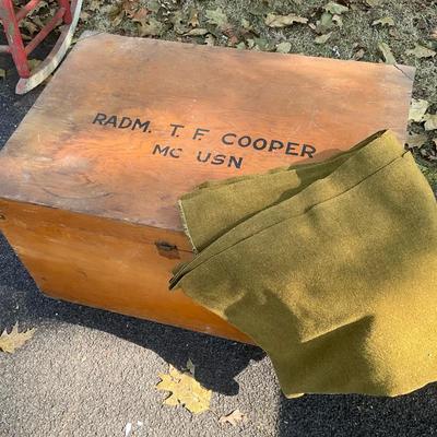 Navy Rear Admiral’s Chest & Blanket