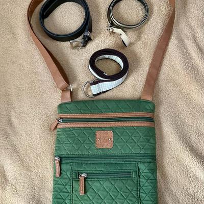 Stone Mountain Quilted Crossbody Bag & Women's Belts