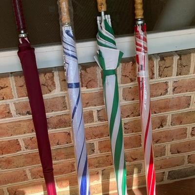Four Golf Umbrellas