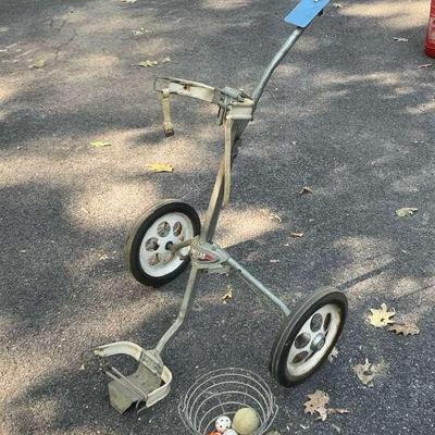 Vintage United Rocket Golf Bag Carrier