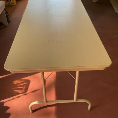 Folding Metal Table, Lot C