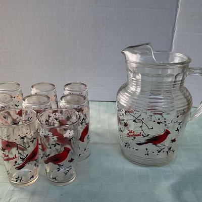 Vintage Cardinal Water Set