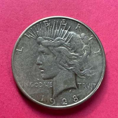 Peace Silver Dollar 1928 S
