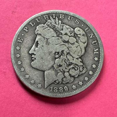 1889 O Morgan Silver Dollar