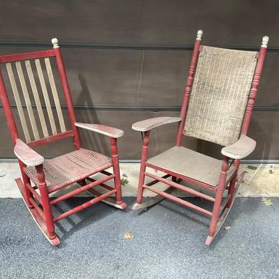 Vintage Patio Rockers Lot A
