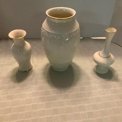 Lenox Gold Trim Vases