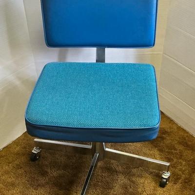 Blue Swivel Office Chair 