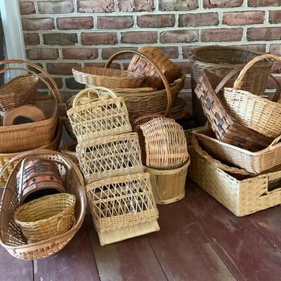 Assorted Wicker Baskets