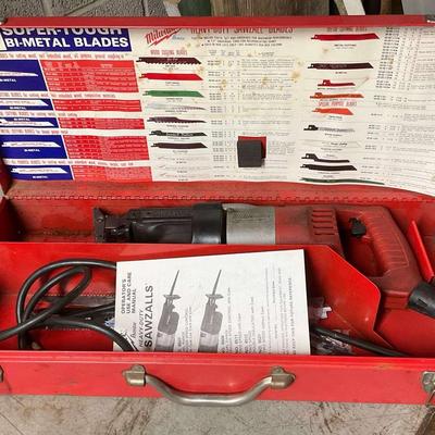 Milwaukee Sawzall & Case