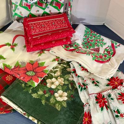 Seven Holiday & Winter Patterns Tablecloths