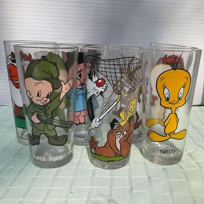 Vintage Pepsi Character Glasses Lot A