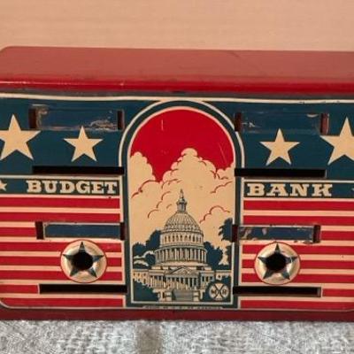 Vintage Marx Budget Bank