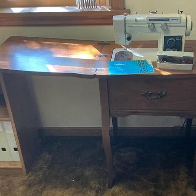 Table w/ Built-In Capital Sewing Machine