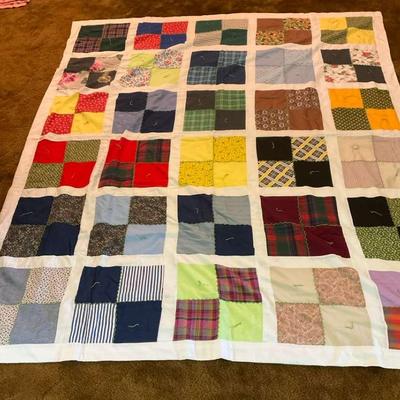 Patchwork, Knotted Quilt