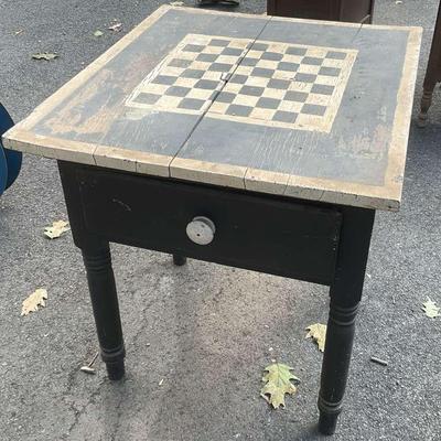 Antique Table & Board