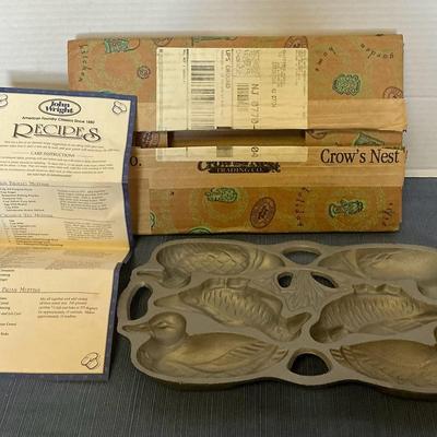 John Wright Cast Iron Bird Mold 