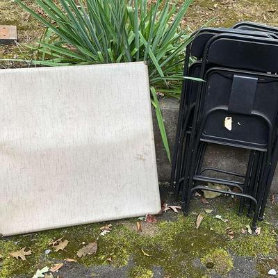 Samsonite Card Table & Chairs