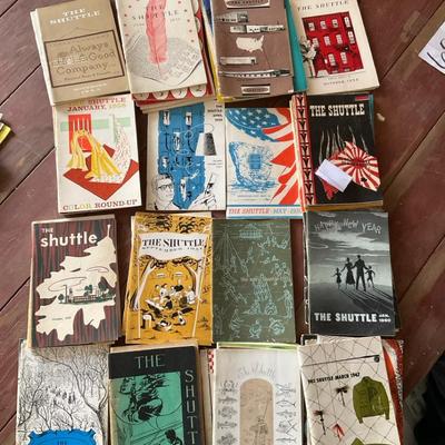 Issues Of Carlisle Magazine "The Shuttle" From ‘45-‘59