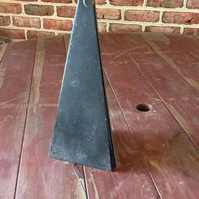 Cast Iron Triangle & Mallard Wind Chime
