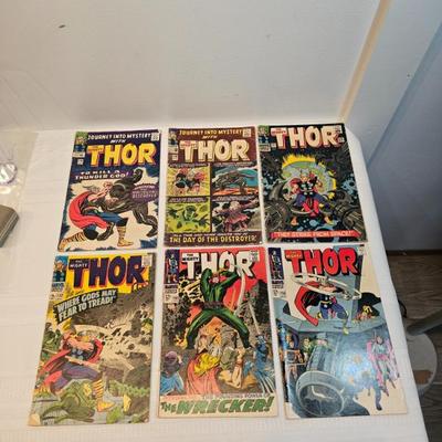 Lot Of 6 Thor Comic Books...