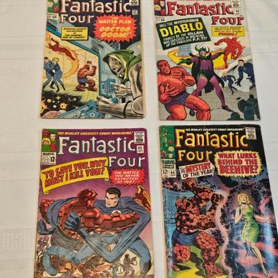 Lot Of 4 Fantastic Four Comics...