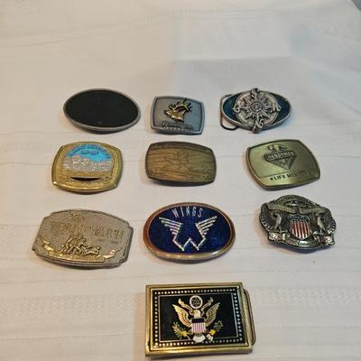 Belt Buckle Lot Of 10...