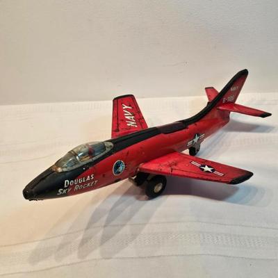 Douglas Sky Rocket US Navy Metal Toy Plane...