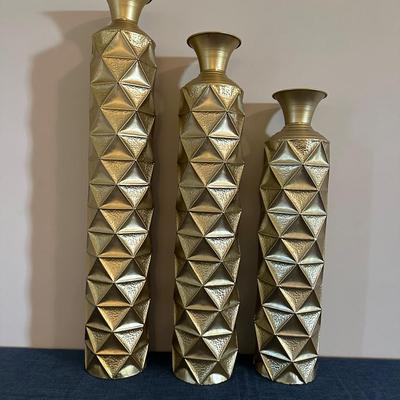 Metal Decorative Vases 