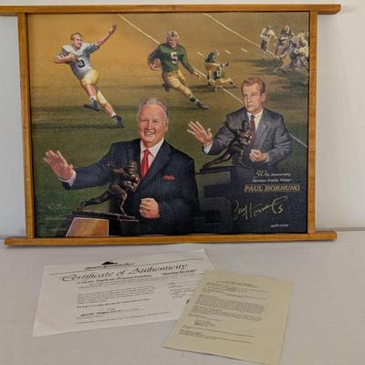 Autographed Paul Hornung "Sharing the Gold"