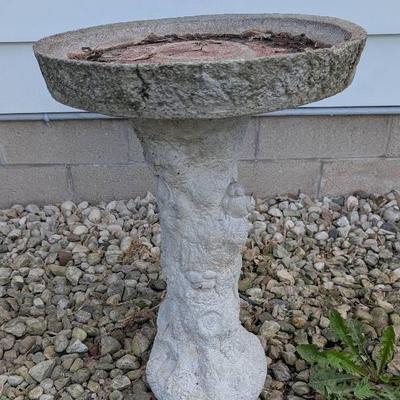 Concrete Birdbath
