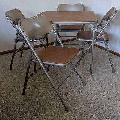 Samsonite Card Table and Chairs