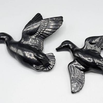 Chalkware Flying Ducks