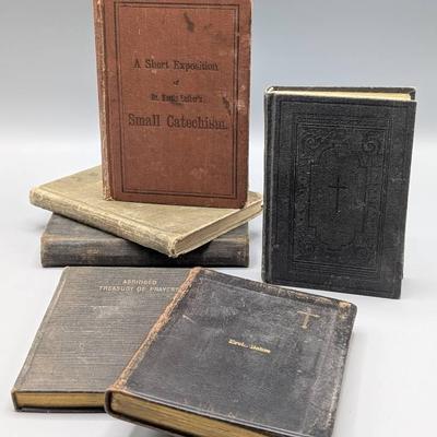 Antique Lutheran Hymnals and Prayer Books 