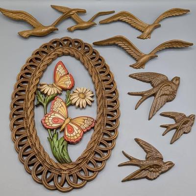 Coppercraft, Homco, and Burwood Wall Decor