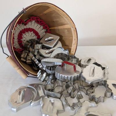 Cookie Cutters and Basket 