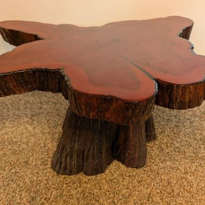 Live Edge Cypress Table
