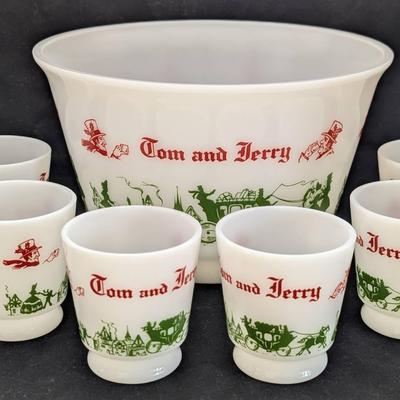1960's Hazel Atlas Tom and Jerry Set